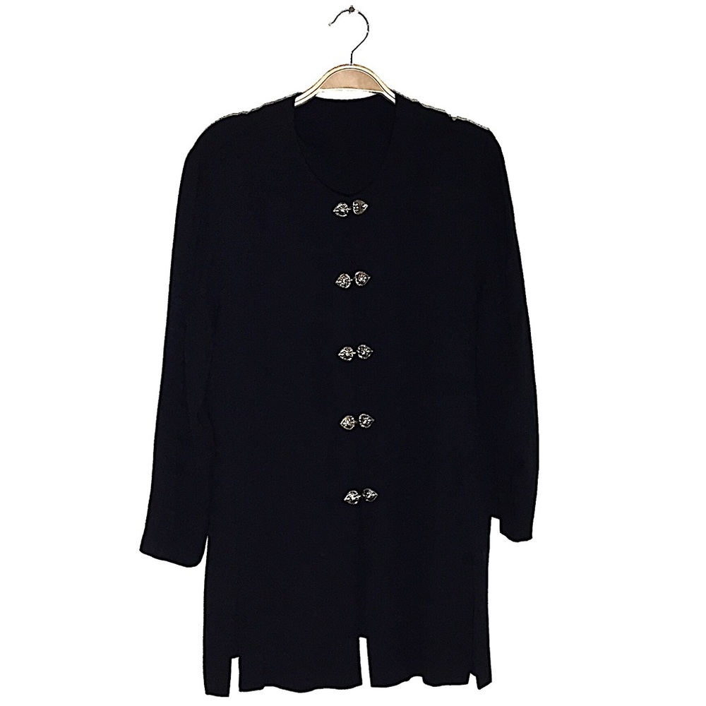 Vintage 90's Black Heart Closure Top